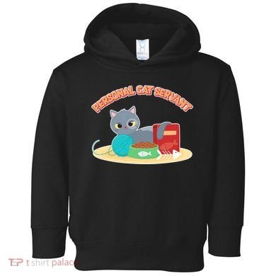Funny Personal Cat Servant Toddler Hoodie