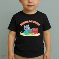Funny Personal Cat Servant Toddler T-Shirt thumb 2