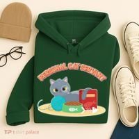 Funny Personal Cat Servant Hoodie thumb 4