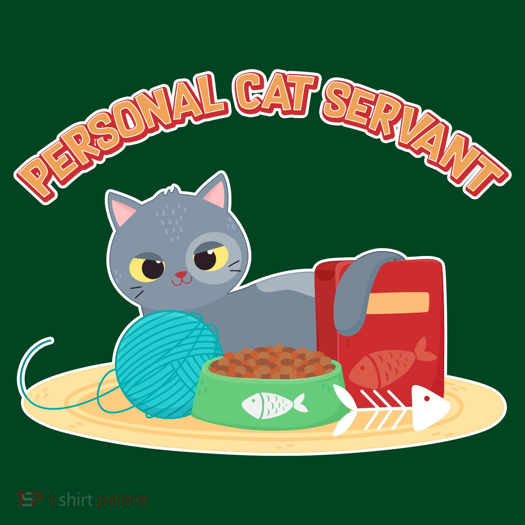 Funny Personal Cat Servant Sweatshirt