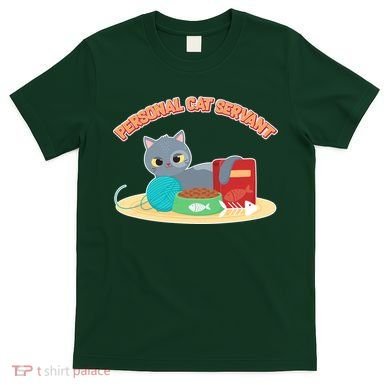 Funny Personal Cat Servant T-Shirt