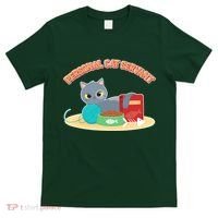 Funny Personal Cat Servant T-Shirt thumb 0