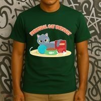Funny Personal Cat Servant T-Shirt thumb 3