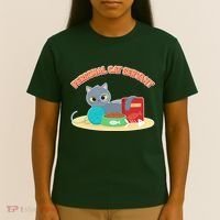 Funny Personal Cat Servant T-Shirt thumb 4