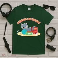 Funny Personal Cat Servant T-Shirt thumb 5