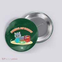 Funny Personal Cat Servant Button thumb 0