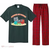 Funny Personal Cat Servant Pajama Set thumb 0
