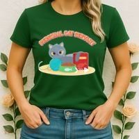 Funny Personal Cat Servant Women's T-Shirt thumb 2