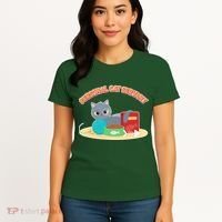 Funny Personal Cat Servant Women's T-Shirt thumb 4