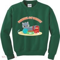 Funny Personal Cat Servant Kids Sweatshirt thumb 0