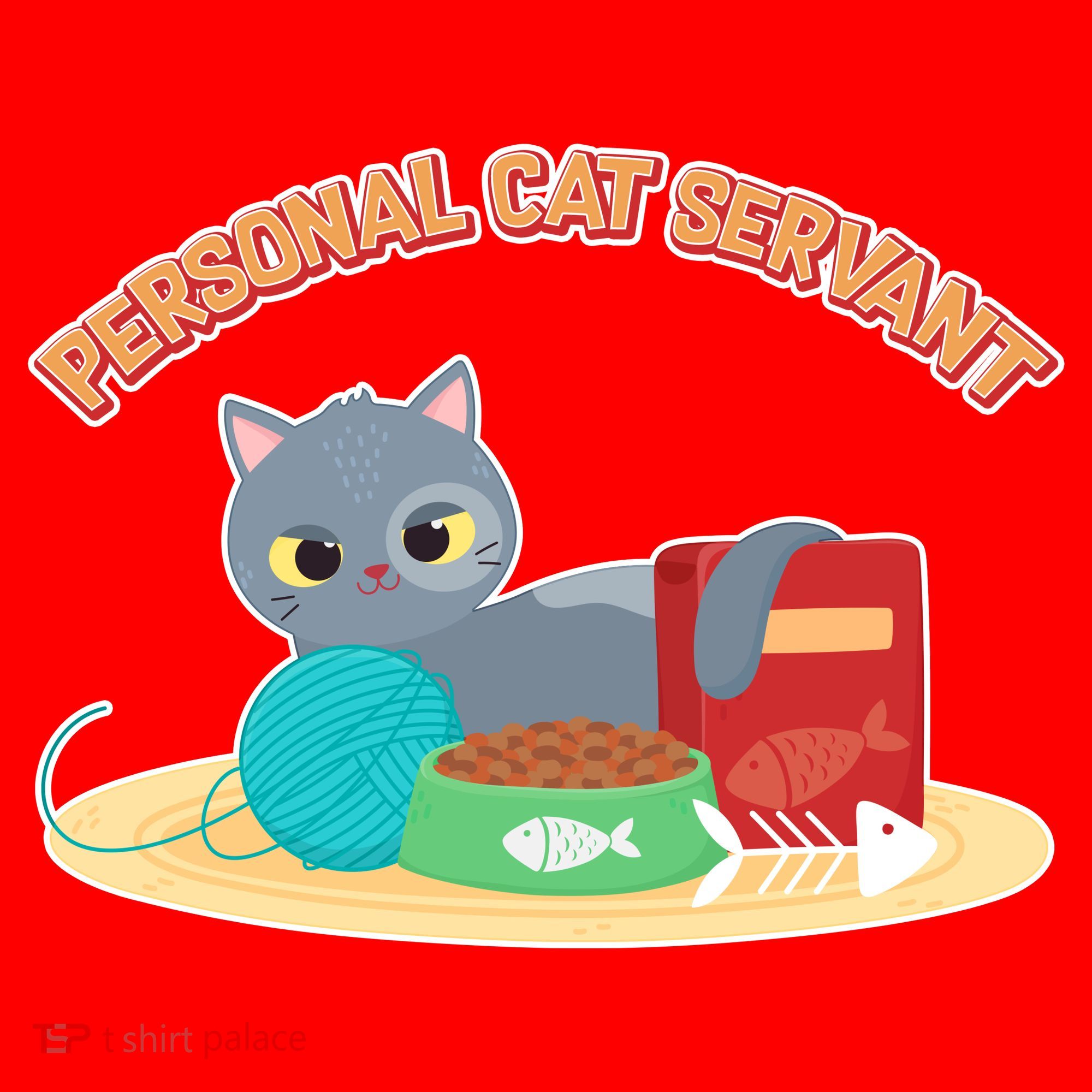 Funny Personal Cat Servant Santa Hat
