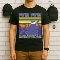 Funny Pew Pew Madafakas T-Shirt thumb 6