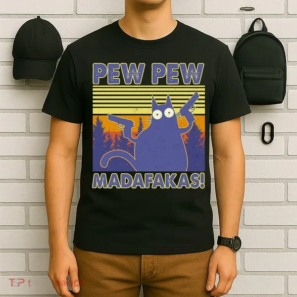 Funny Pew Pew Madafakas T-Shirt