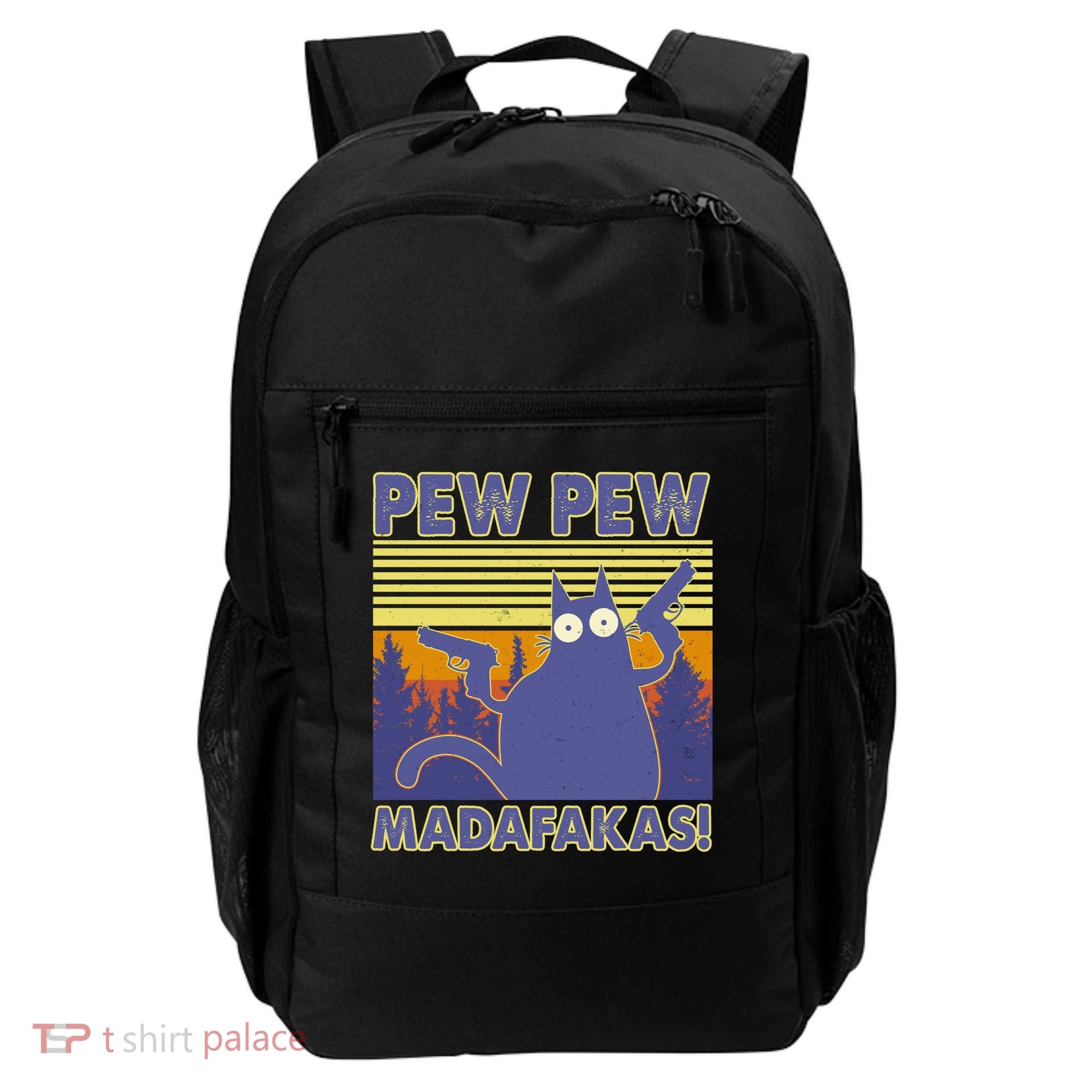 Funny Pew Pew Madafakas Backpack