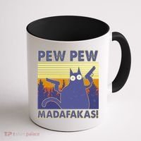 Funny Pew Pew Madafakas Coffee Mug thumb 1