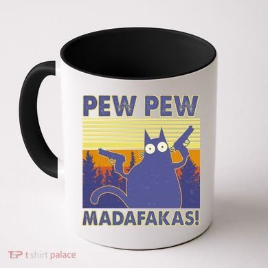 Funny Pew Pew Madafakas Coffee Mug