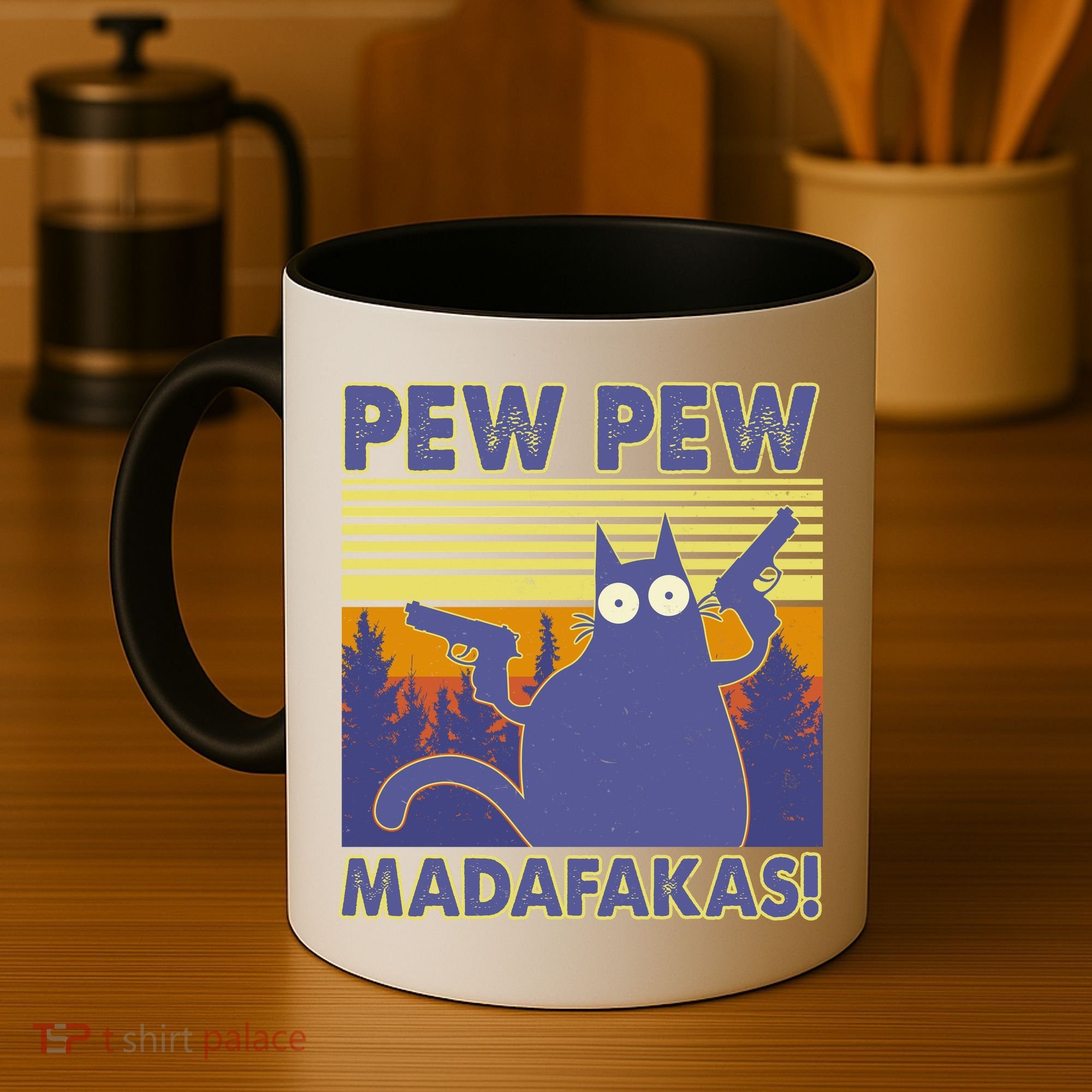Funny Pew Pew Madafakas Coffee Mug