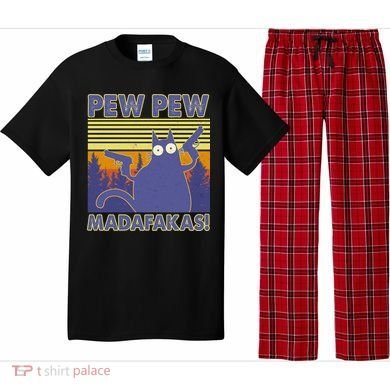 Funny Pew Pew Madafakas Pajama Set