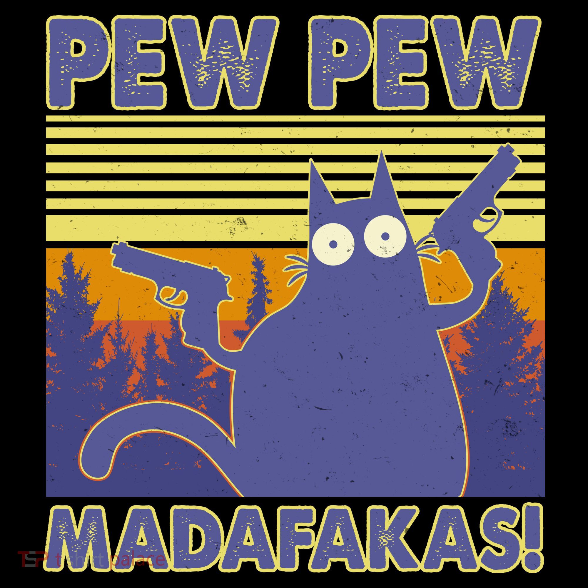 Funny Pew Pew Madafakas Mousepad