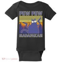 Funny Pew Pew Madafakas Baby Bodysuit thumb 0