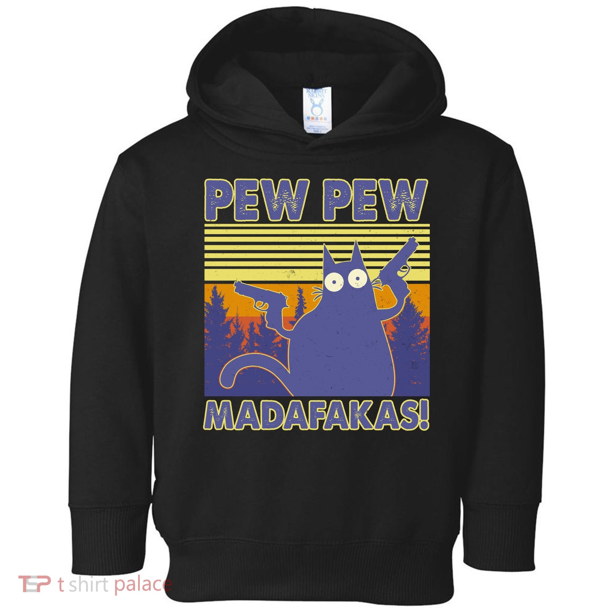 Funny Pew Pew Madafakas Toddler Hoodie