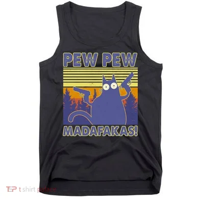 Funny Pew Pew Madafakas Tank Top