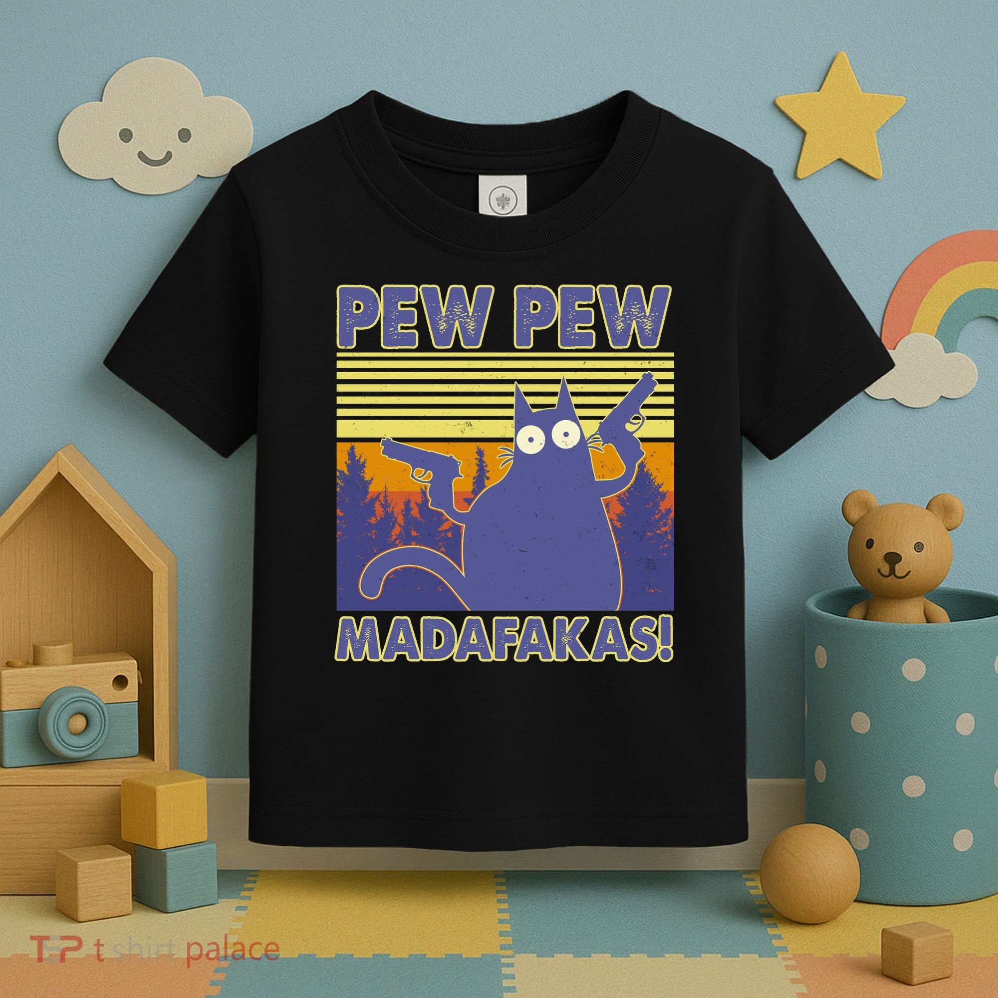 Funny Pew Pew Madafakas Toddler T-Shirt