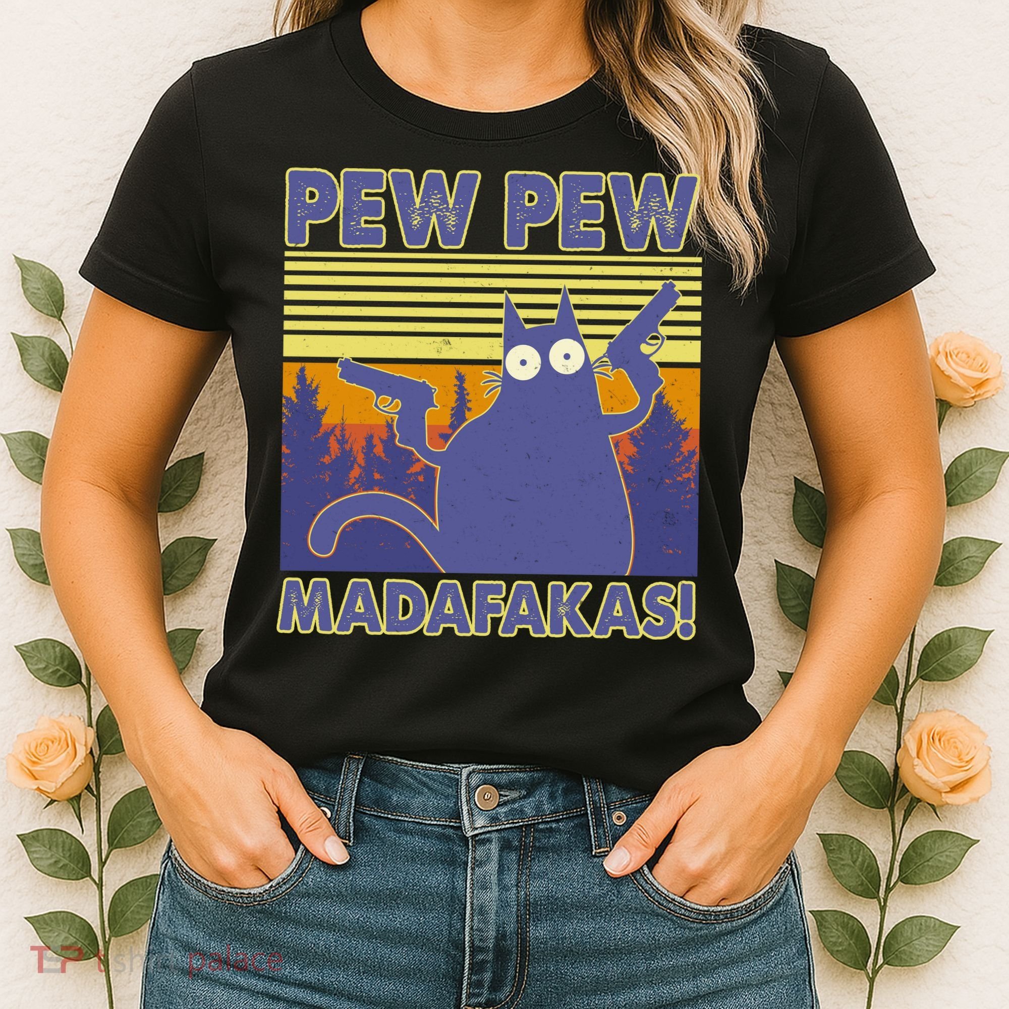 Funny Pew Pew Madafakas Women's T-Shirt