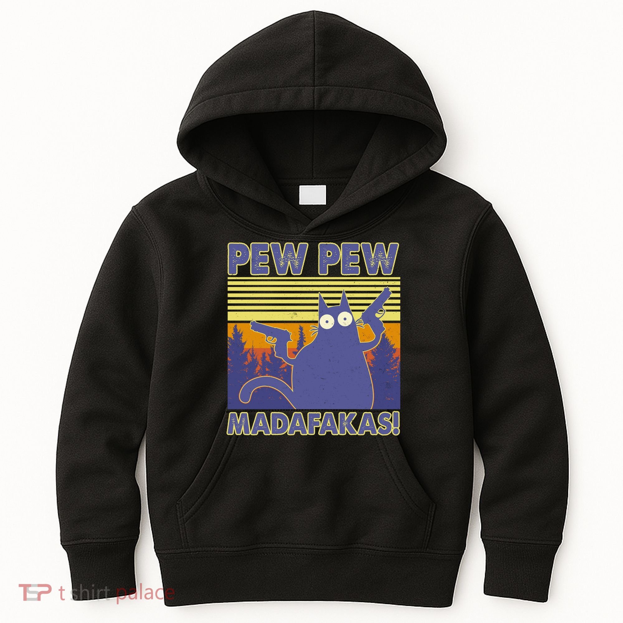 Funny Pew Pew Madafakas Kids Hoodie