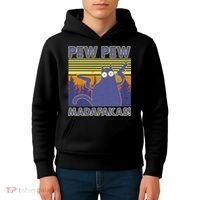 Funny Pew Pew Madafakas Kids Hoodie thumb 4