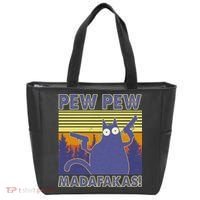 Funny Pew Pew Madafakas Tote Bag thumb 0