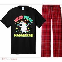 Funny Pew Pew Madafakas Unicorn Pajama Set thumb 0