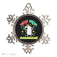 Funny Pew Pew Madafakas Unicorn Ornament thumb 0