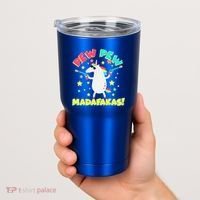Funny Pew Pew Madafakas Unicorn Tumbler thumb 2
