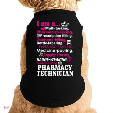 Funny Pharmacy Technician Doggie Tank