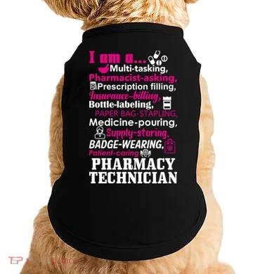 Funny Pharmacy Technician Doggie Tank