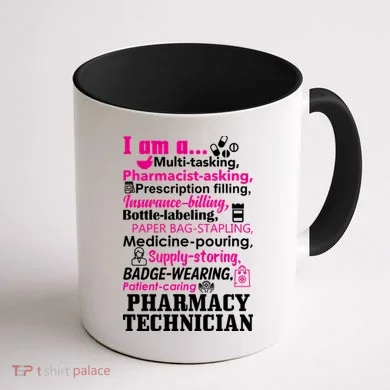 Funny Pharmacy Technician Coffee Mug back