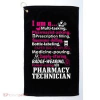 Funny Pharmacy Technician Golf Towel thumb 0