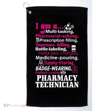 Funny Pharmacy Technician Golf Towel