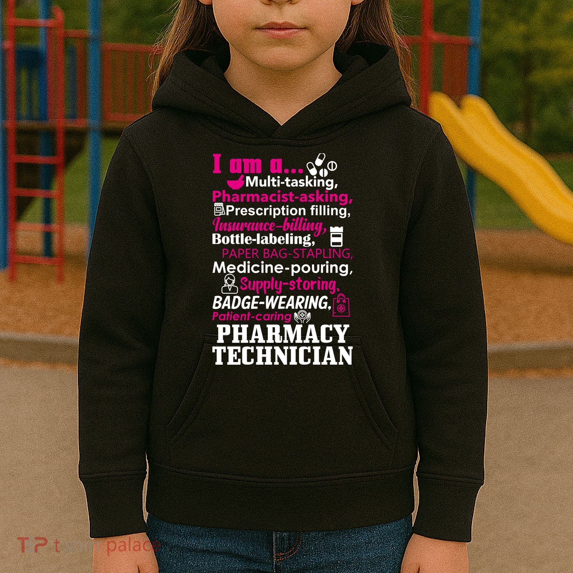 Funny Pharmacy Technician Kids Hoodie