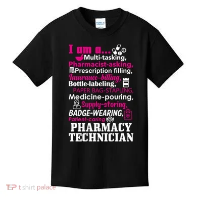 Funny Pharmacy Technician Kids T-Shirt