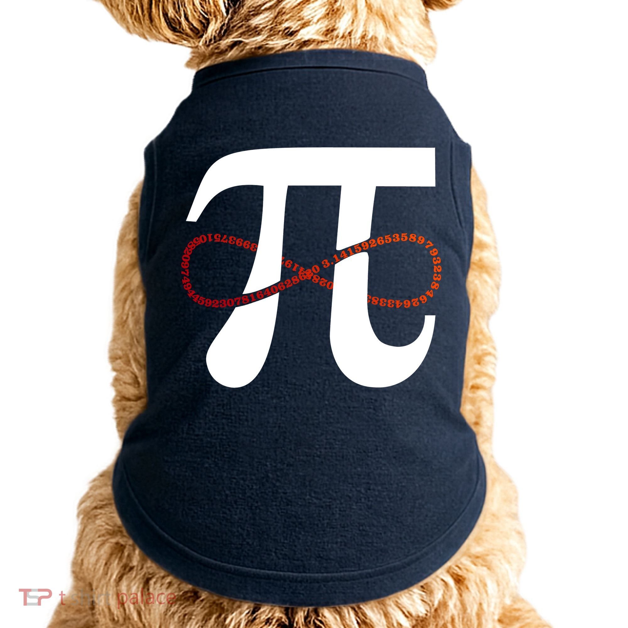 Funny Pi Infinity Numbers 3.14 Doggie Tank