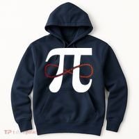 Funny Pi Infinity Numbers 3.14 Hoodie thumb 0