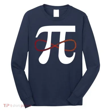 Funny Pi Infinity Numbers 3.14 Long Sleeve Shirt