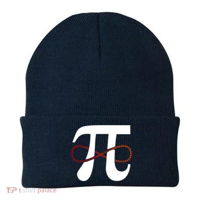 Funny Pi Infinity Numbers 3.14 Beanie