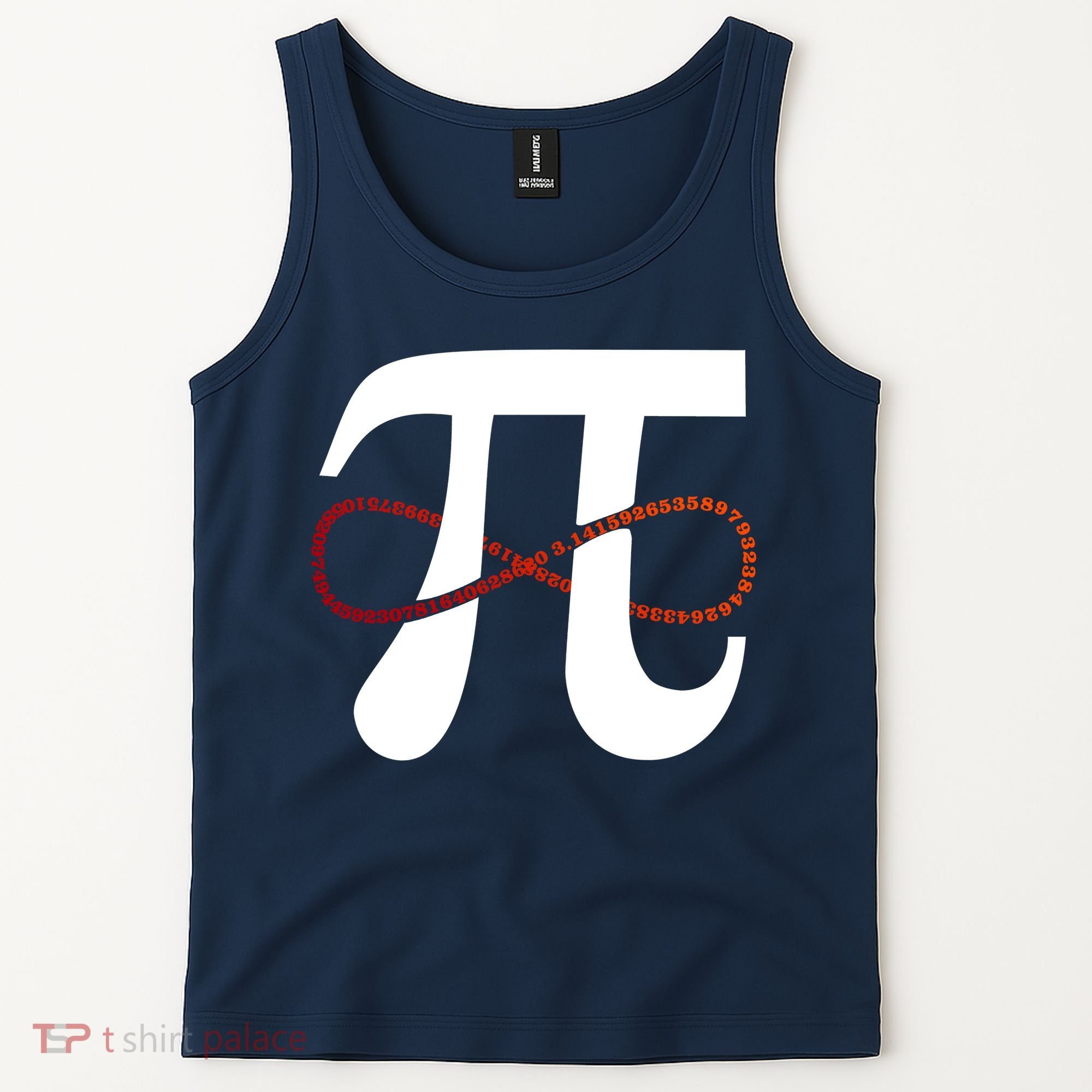 Funny Pi Infinity Numbers 3.14 Tank Top