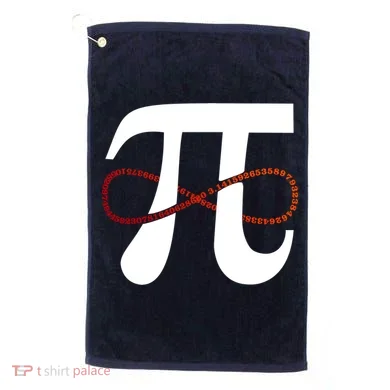 Funny Pi Infinity Numbers 3.14 Golf Towel