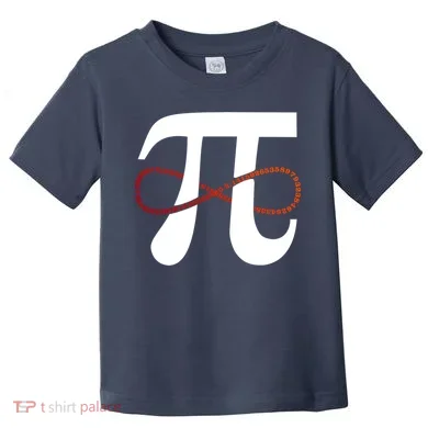 Funny Pi Infinity Numbers 3.14 Toddler T-Shirt