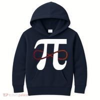 Funny Pi Infinity Numbers 3.14 Kids Hoodie thumb 0