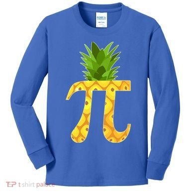 Funny PI-neapple PI 3.14 Day Kids Long Sleeve Shirt